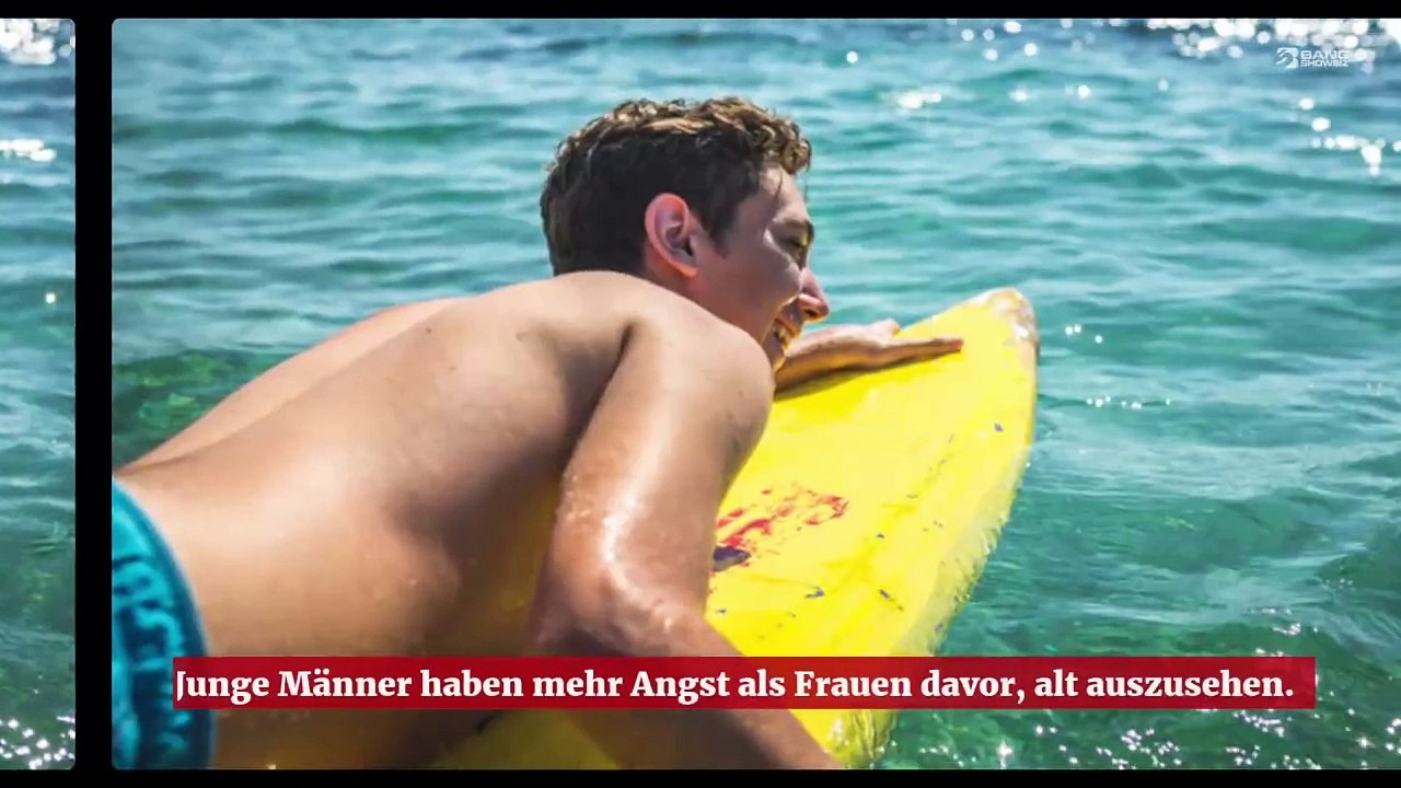 Junge Männer sollen mehr Angst davor haben, älter auszusehen als Frauen