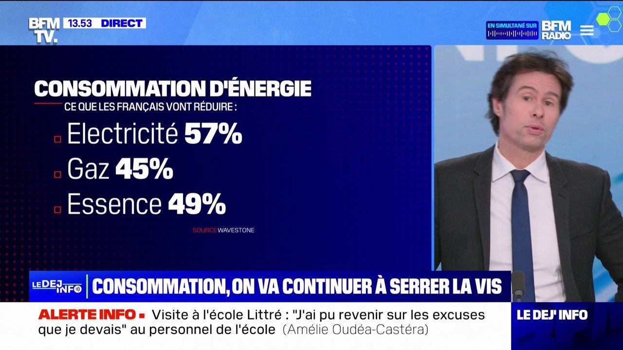 Énergie, alimentaire, loisirs...Les Français vont continuer à réduire leurs dépenses avec l'inflation
