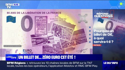 Pourquoi un billet de zéro euro va être mis en vente? BFMTV répond à vos questions