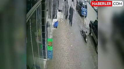 Ordu'da fırtına nedeniyle bir kişi ağaca tutunarak durabildi