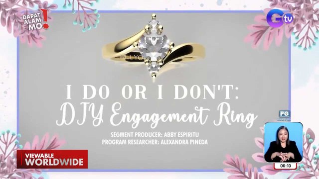 Iba’t ibang DIY rings, maaaring gawin sa isang jewelry workshop | Dapat Alam Mo!