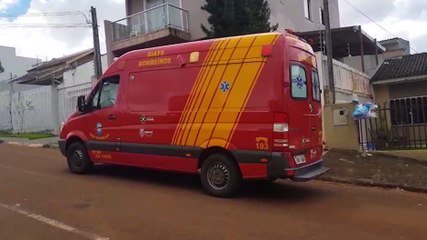 Jovem fica ferida ao cair dentro da Escola Estadual Acquilino Massochin