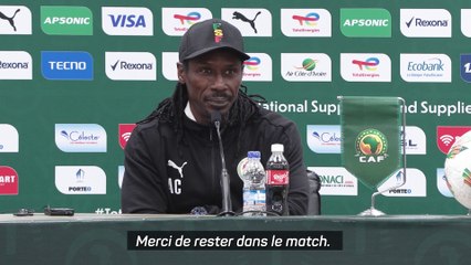 Quand un journaliste demande à Aliou Cissé s'il a été payé ou non