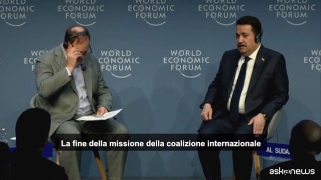 Il premier Iraq da Davos: La coalizione a guida Usa lasci il Paese