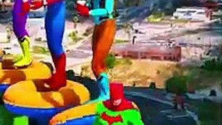 Insane Euphoria Physics - Green Batman vs Hulk vs Spiderman in GTA 5 Crazy Water Ragdolls _shorts(720P_60FPS)