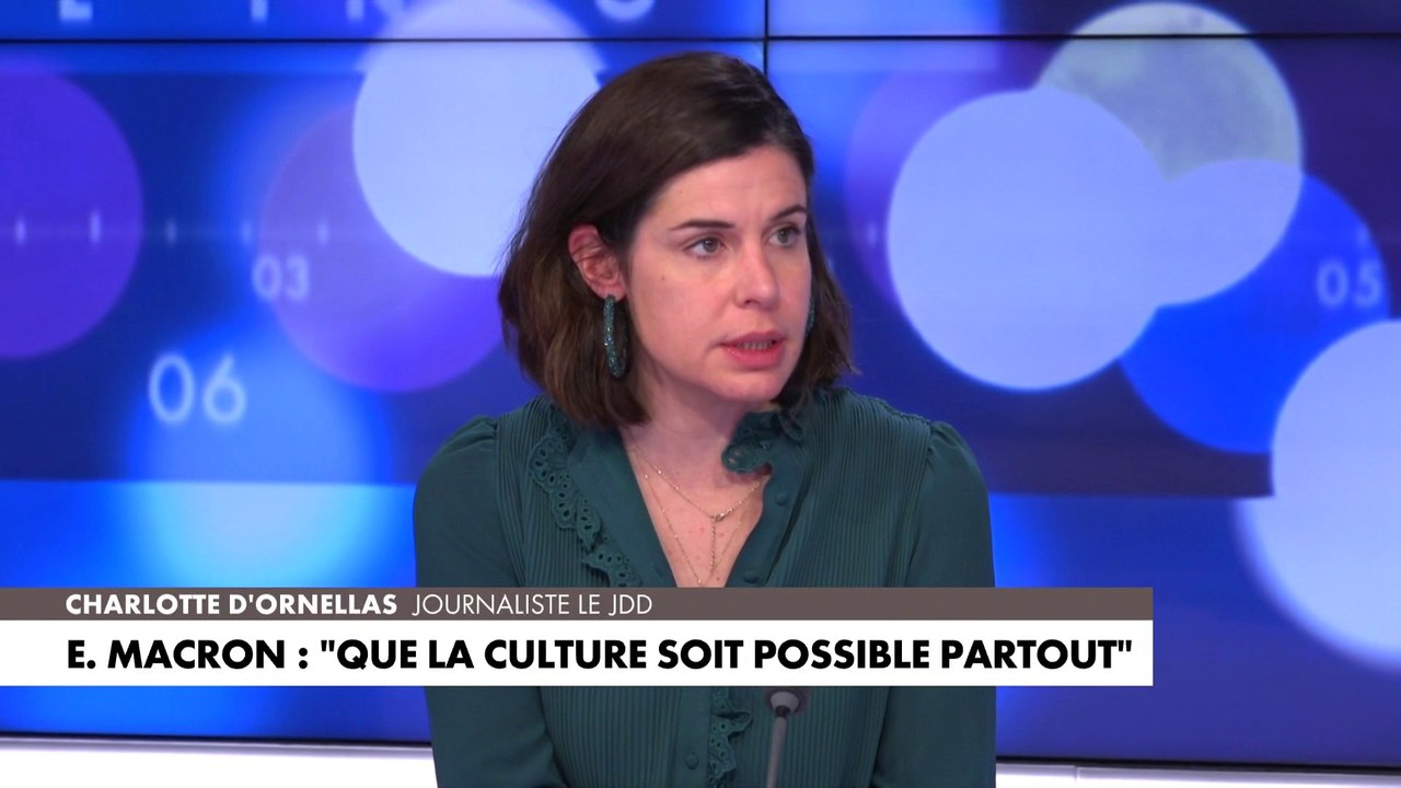 Charlotte d'Ornellas : «Je note d'abord que le "pour tous", c'est toujours dans les mêmes quartiers en fait. Et il faut être deux pour qu'il y ait une rencontre avec la culture, certains préfèrent d'autres cultures que la nôtre»