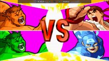 ((Ackesh))  VS Hadou_  - MARVEL vs CAPCOM
