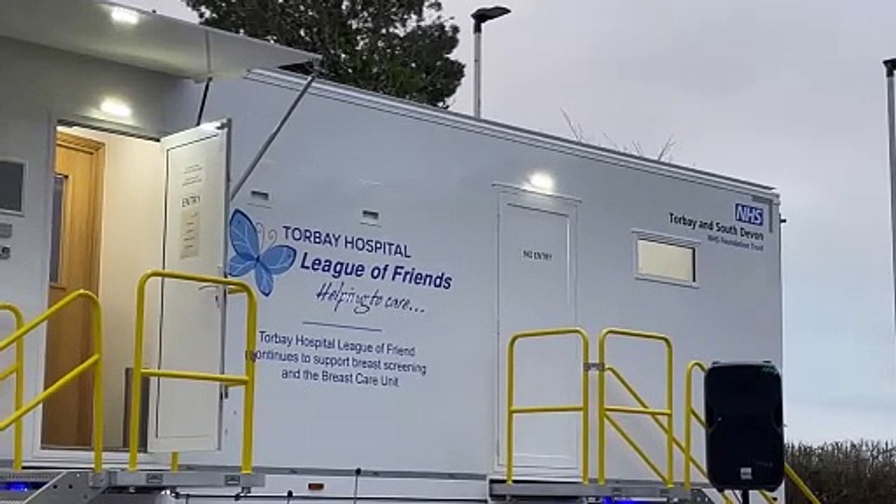 Opening of new mobile breast screening unit for South Devon