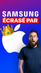 Apple DÉTRÔNE Samsung 
