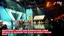 Quotidien : après son élimination, Lénie révèle le gagnant de Star Academy selon elle