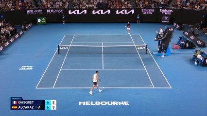 Gasquet a tenu un set avant de céder face à Alcaraz : Les temps forts du match