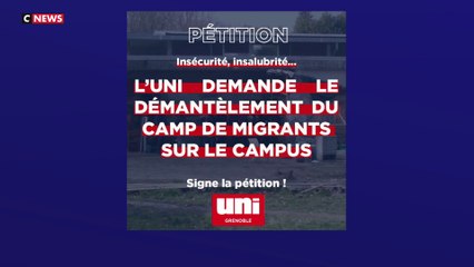 Grenoble : bras de der autour d'un camp de migrants