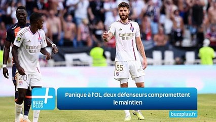 Panique à l'OL, deux défenseurs compromettent le maintien