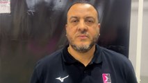 Kamel Khafif coach d'Istres Provence Volley après la défaite face à Monaco