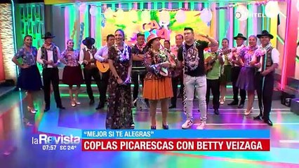 Las divertidas coplas de Betty Veizaga en La Revista