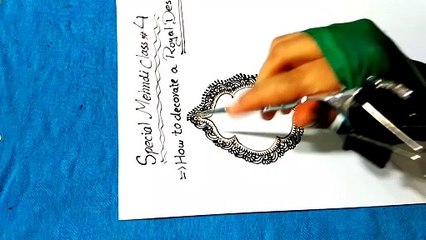 kashis mehndi class 4 for beginners || how to decorate royal design || mehndi design || henna course || inspired by kashees mehndi designs || stylish mehndi design