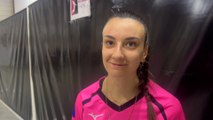 Estelle Agosti capitaine d'Istres Provence Volley après la défaite face à Monaco