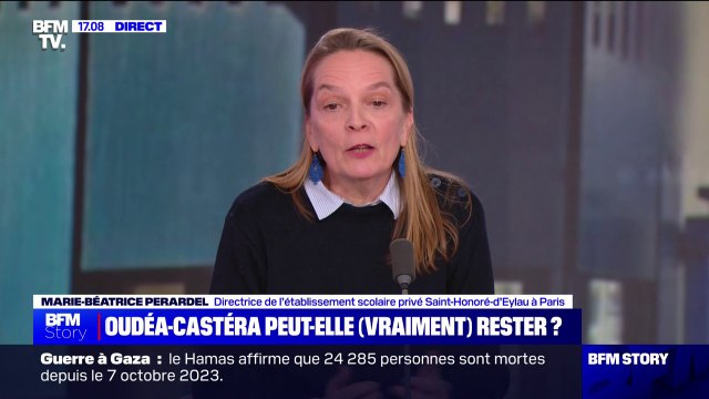 Marie-Béatrice Péradel, ancienne professeure au lycée Stanislas, assure n'avoir jamais été témoin de propos homophobes dans l'établissement
