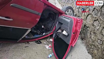 Zonguldak'ta Yağış Nedeniyle Meydana Gelen Trafik Kazasında 3 Kişi Yaralandı