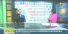 Vicepresidenta de Venezuela promueve desarrollo de las siete transformaciones