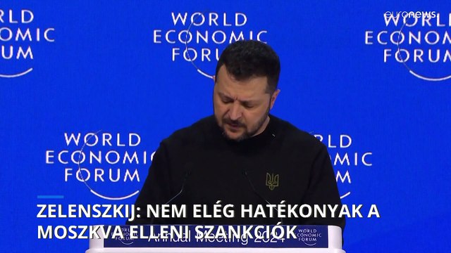 Zelenszkij szerint a nyugat gyengesége, hogy nem elég hatékonyak a szankciók