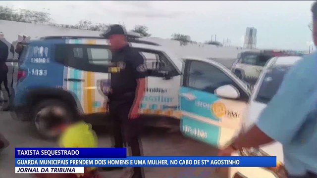 Guardas Municipais prendem dois homens e uma mulher, no Cabo de Santo Agostinho