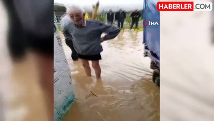 Aydın'da Sağanak Yağış Sonrası Sokaklar Göle Döndü