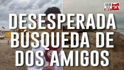Buscan a dos amigos que fueron a pescar al mar y no regresaron