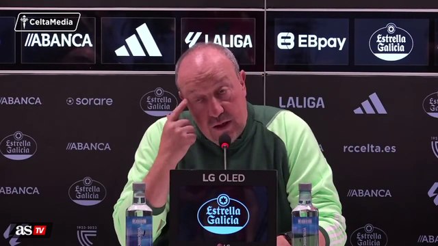 Rueda de prensa de Rafa Benítez, previa al Valencia vs. Celta de Vigo de Copa del Rey