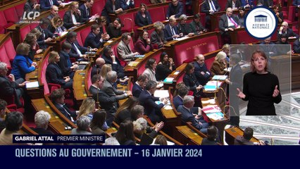 Questions au Gouvernement - Questions au Gouvernement du mardi 16 janvier 2024