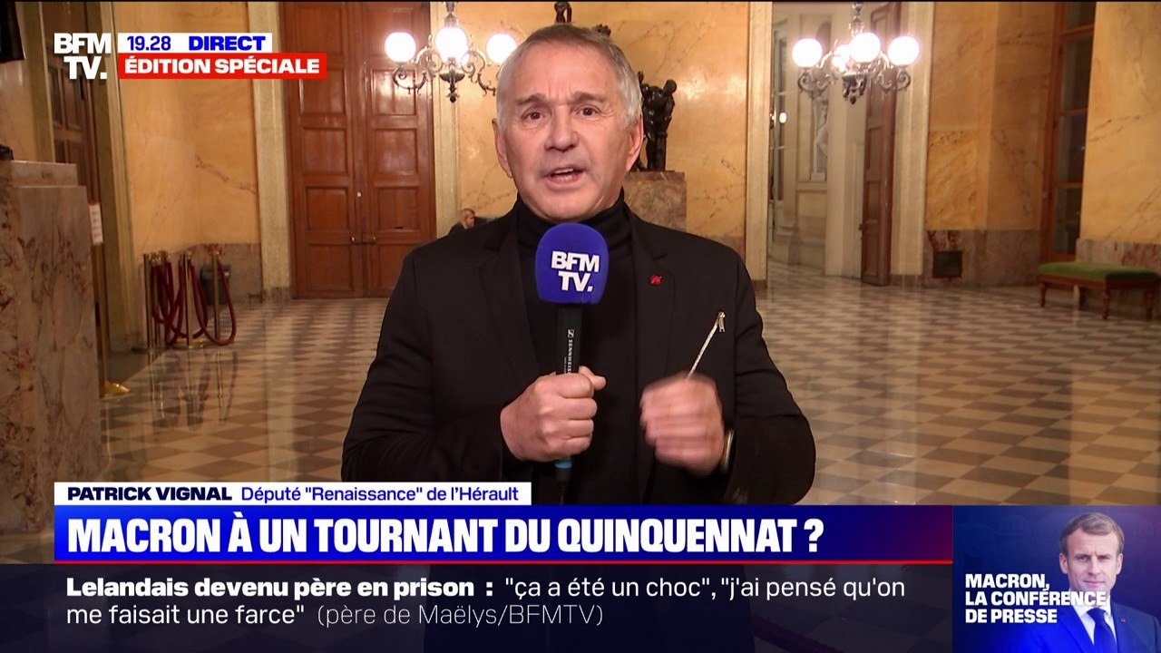 Gouvernement: Patrick Vignal (Renaissance) se félicite qu'Emmanuel Macron ait mis "des politiques aux affaires"