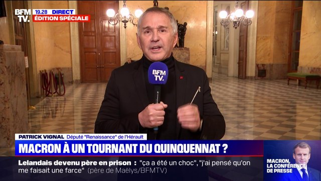 Gouvernement: Patrick Vignal (Renaissance) se félicite qu'Emmanuel Macron ait mis des politiques aux affaires