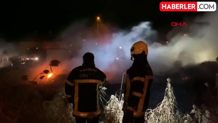 KAYSERİ'de Hurdacılar Sitesi'nde Yangın Çıktı