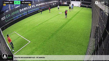 Faute de Kaan BEYAZ - FC MIKOU