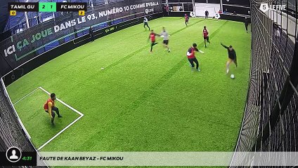 Faute de Kaan BEYAZ - FC MIKOU