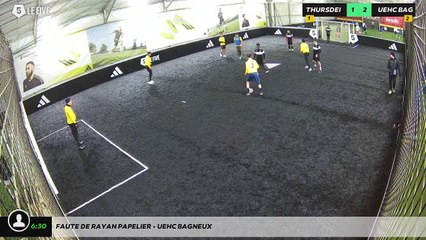 Faute de Rayan Papelier - UEHC BAGNEUX