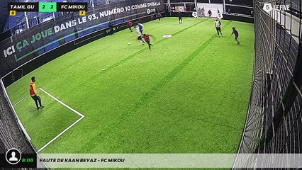 Faute de Kaan BEYAZ - FC MIKOU