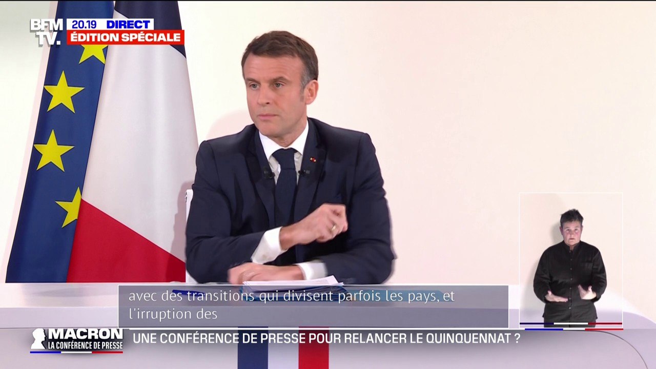 Emmanuel Macron: "Je suis convaincu que nous n'en avons pas fini avec notre Histoire de progrès"