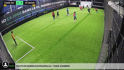 Faute de Sairmilan SWAMPILLAI - TAMIL GUNNERS