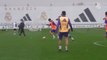 La 'delicatessen' de Modric en el entrenamiento asistiendo a Arda Güler