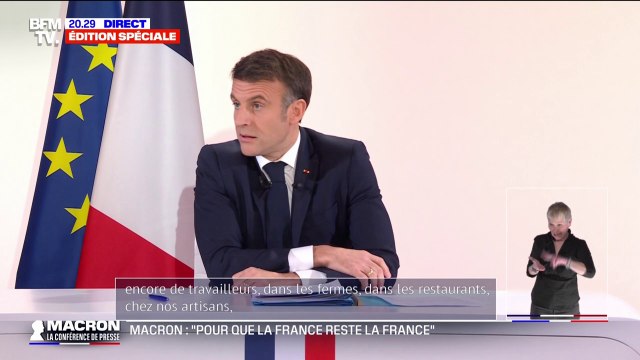 Emmanuel Macron: Notre pays manque de travailleurs (...) Nous devons former davantage selon les besoins de la Nation