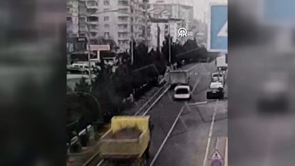 Diyarbakır’da feci kaza KGYS kamerasına yansıdı