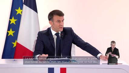 Conférence de presse Emmanuel Macron: Une France plus forte, c’est aussi assurer l’ordre »
