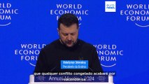 Zelenskyy em Davos: Putin é um 