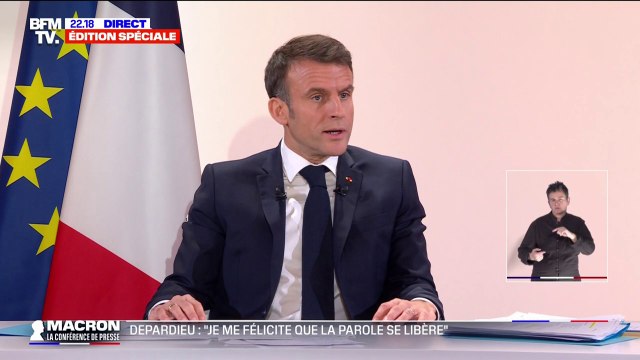 Emmanuel Macron: Nous ne pouvons pas laisser la Russie gagner car la sécurité même de l'Europe et de tout le voisinage russe serait remise en cause