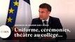 Conférence de presse de Macron : uniforme, théâtre au collège, ses 5 annonces sur l'école