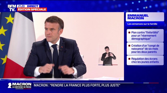 Les enfants face aux écrans: Il faut accompagner les familles. Beaucoup sont restées sans mode d'emploi explique Emmanuel Macron