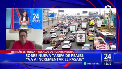 Rennán Espinoza: "Aumento del peaje también va a incrementar el pasaje del transporte público"