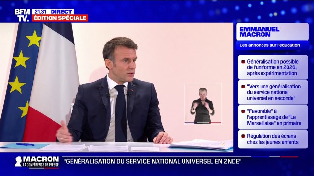 On ne juge pas les gens sur leur choix individuel : Emmanuel Macron réagit à la polémique sur la scolarisation des enfants d'Amélie Oudéa-Castéra