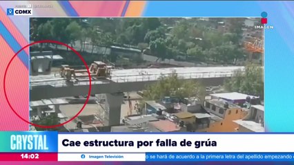 VIDEO: Cae estructura del Tren Interurbano
